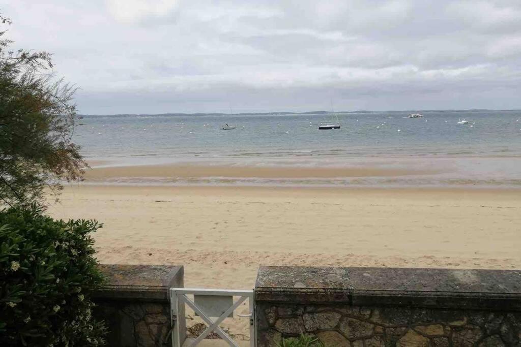 Appart Sur La Plage Pied Dans L Eau Avec Terrasse Jardin Vue Sur Le Bassin Depuis La Terrasse , Parking Arcachon Eksteriør bilde